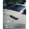 ICY BOX M.2 NVMe korpuss ar USB 3.2 Gen 2 Type-C, SSD korpuss, M.2, PCI Express, 10 Gbit/s, Hot-swap, Melns