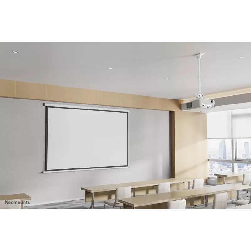 Neomounts CL25-540WH1 projektora griestu stiprinājums - augst. 60,5-90,5 cm - vienkārša uzstādīšana - pilna kustība