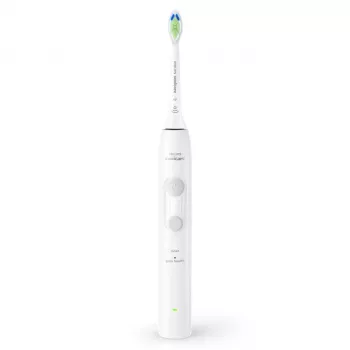 Uzlādējamā skaņas zobu birste Philips 4100 sērija HX4042/41 — iebūvēts Li‑Ion akumulators, 2 birstes galviņas, Daily care un Gum care režīmi