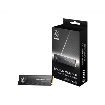 MSI SPATIUM M571 DLP PCIe 5.0 NVMe M.2 4T iekšējais cietvielu disks 4 TB PCI Express 5.0 3D NAND