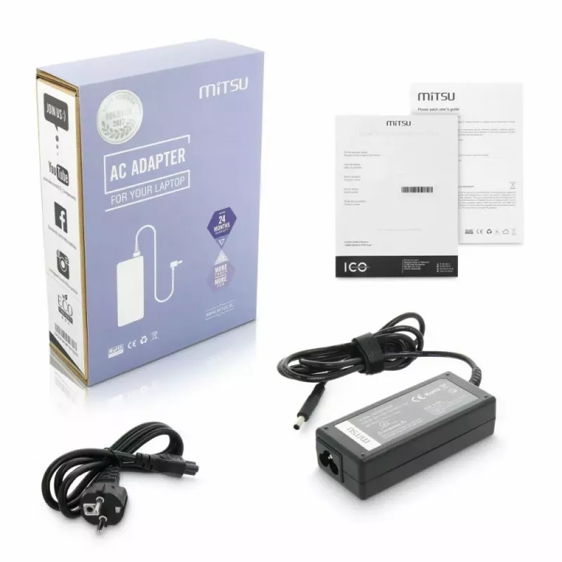 Strāvas adapteris MITSU ASUS modelim ZM/AS19342P 19V 3.42A (klēpjdatoriem un saderīgām ierīcēm)