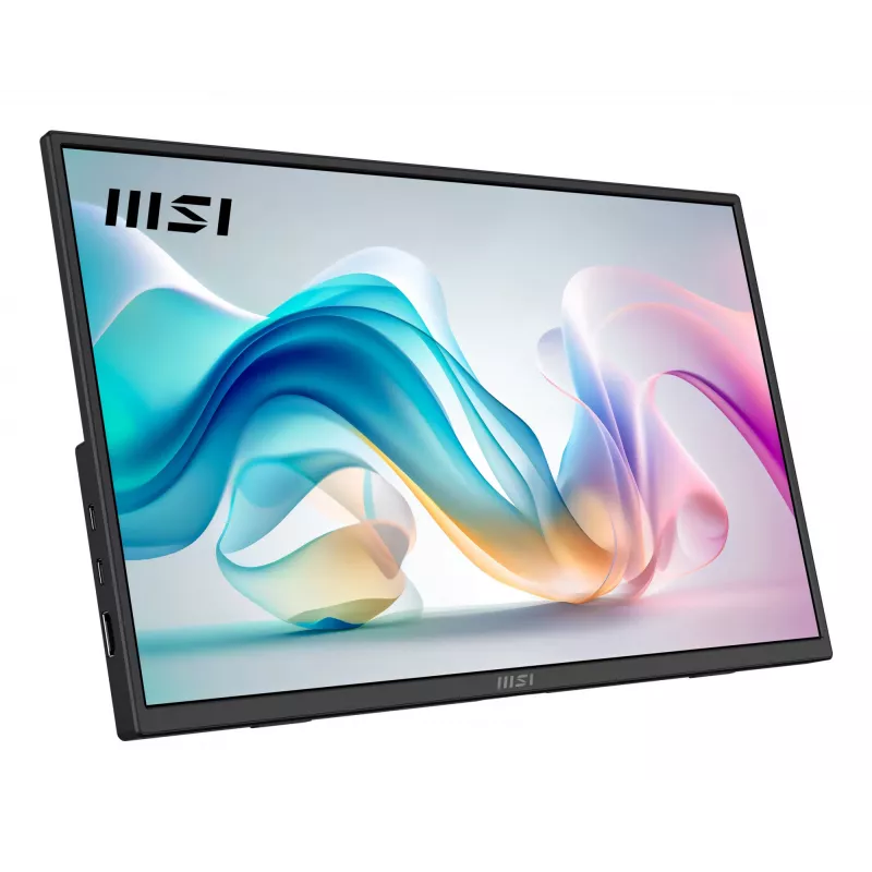 MSI PRO MP165 E6 pārnēsājams televizors/monitors Pārnēsājams monitors Melns 39,6 cm (15,6 collas) LED 1920 x 1080 pikseļi