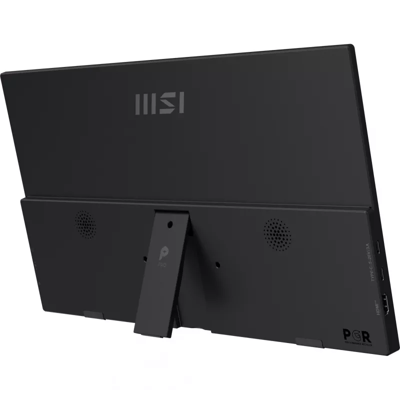 MSI PRO MP165 E6 pārnēsājams televizors/monitors Pārnēsājams monitors Melns 39,6 cm (15,6 collas) LED 1920 x 1080 pikseļi