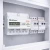 Trīsfāzu DIN sliedes enerģijas skaitītājs QOLTEC 50978 — 400V, 100A