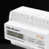 Trīsfāzu DIN sliedes enerģijas skaitītājs QOLTEC 50978 — 400V, 100A