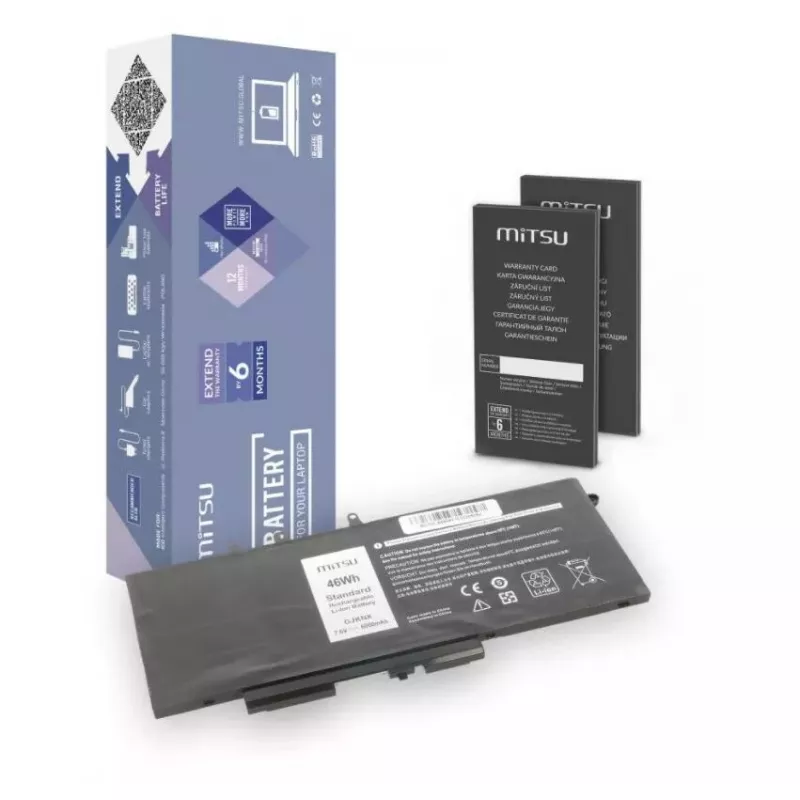 MITSU 5BM335 uzlādējams klēpjdatora akumulators priekš Dell, 6000 mAh