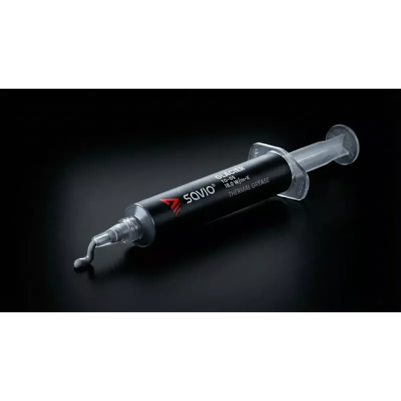 Termopasta SAVIO TG-05 2g — siltumvadītspēja 18 W/m·K, 2 ml