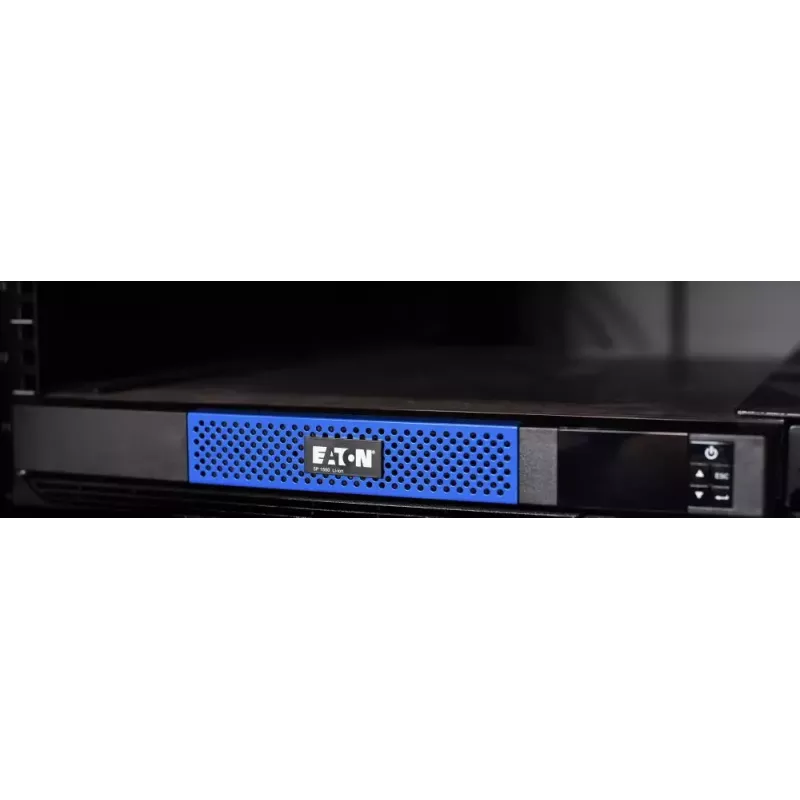 Nepārtrauktās barošanas bloks Eaton 5P1550GR-L 1,55 kVA 1100 W 6x C13 ligzdas Rackmount LCD Melns