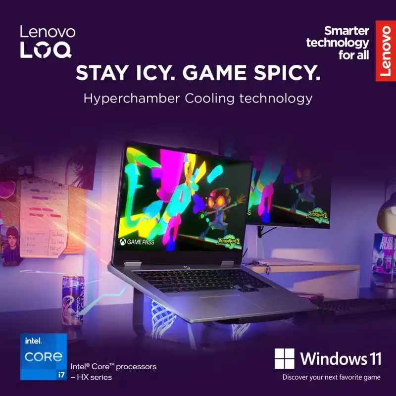 Portatīvais dators Lenovo LOQ 17IRX10 17,3 collu FHD IPS i7-13650HX 16 GB DDR5 1 TB SSD NVIDIA GeForce RTX 5060 8 GB Windows 11 Home Lunar pelēka