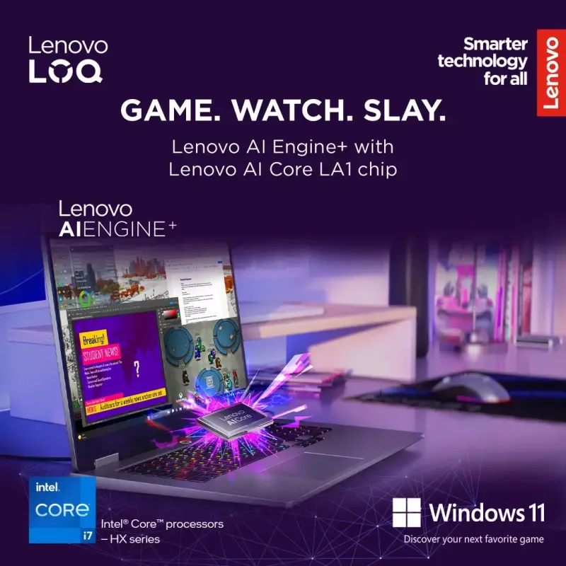Portatīvais dators Lenovo LOQ 17IRX10 17,3 collu FHD IPS i7-13650HX 16 GB DDR5 1 TB SSD NVIDIA GeForce RTX 5060 8 GB Windows 11 Home Lunar pelēka