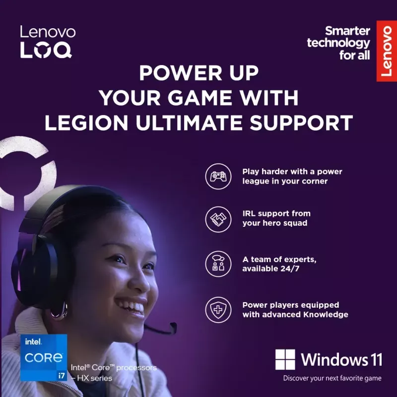 Portatīvais dators Lenovo LOQ 17IRX10 17,3 collu FHD IPS i7-13650HX 16 GB DDR5 1 TB SSD NVIDIA GeForce RTX 5060 8 GB Windows 11 Home Lunar pelēka