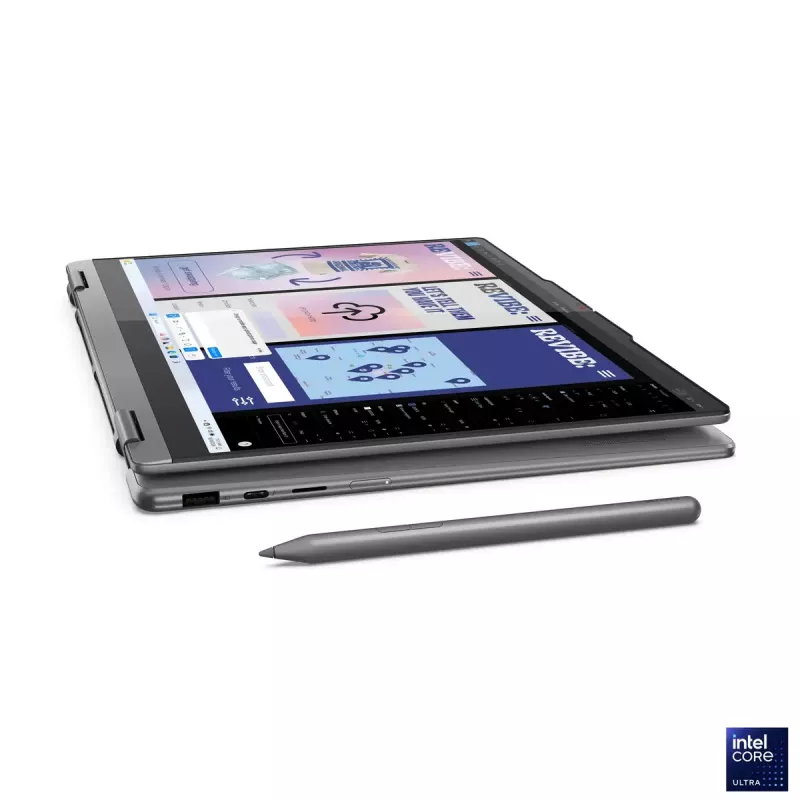 Lenovo Yoga 7 2-in-1 14ILL10 | Luna Grey | 14 collas | OLED | Skārienekrāns | WUXGA | 1920 x 1200 pikseļi | Intel Core Ultra 7 | 256V | 16 GB | Ielodēta LPDDR5x | SSD ietilpība 512 GB | Intel Arc Graphics 140V | Windows 11 Home | 802.11be | Bluetooth versija 5.4 | Tastatūras valoda angļu | Tastatūras fona apgaismojums | Garantija 24 mēneši | Baterijas garantija 12 mēneši