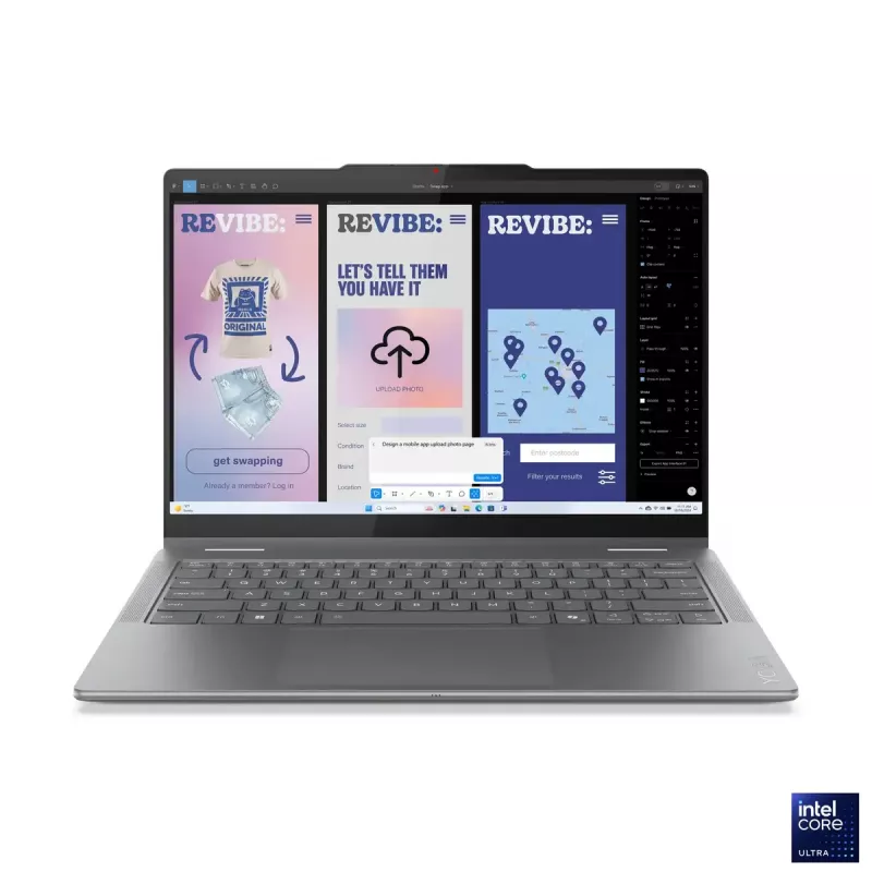 Lenovo Yoga 7 2-in-1 14ILL10 | Luna Grey | 14 collas | OLED | Skārienekrāns | WUXGA | 1920 x 1200 pikseļi | Intel Core Ultra 7 | 256V | 16 GB | Ielodēta LPDDR5x | SSD ietilpība 512 GB | Intel Arc Graphics 140V | Windows 11 Home | 802.11be | Bluetooth versija 5.4 | Tastatūras valoda angļu | Tastatūras fona apgaismojums | Garantija 24 mēneši | Baterijas garantija 12 mēneši