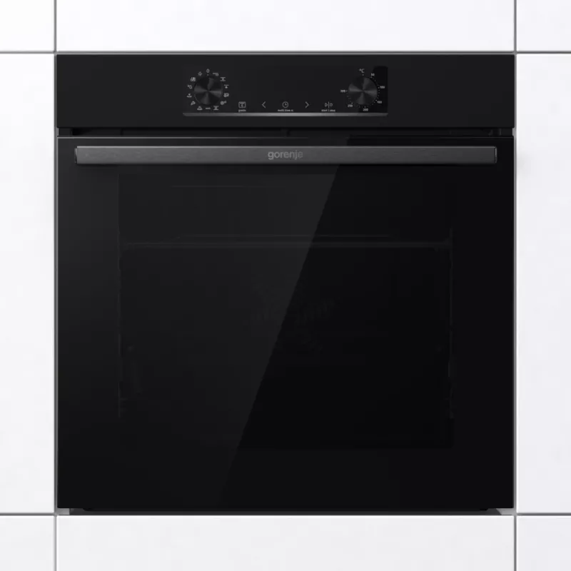 Gorenje Elektrisk ugn BOS6737E06B RAL9005, Large, Electric, 77 L, 77 L, 2300 W, 300 °C