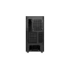 PC korpuss DeepCool CH510 Midi Tornis Melns — rūdīts stikls, microATX/ATX, atbalsta 360 mm priekšējos/augšējos radiatorus, maks. GPU 38 cm, barošanas bloks apakšā, 7 paplašināšanas sloti