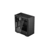 PC korpuss DeepCool CH510 Midi Tornis Melns — rūdīts stikls, microATX/ATX, atbalsta 360 mm priekšējos/augšējos radiatorus, maks. GPU 38 cm, barošanas bloks apakšā, 7 paplašināšanas sloti