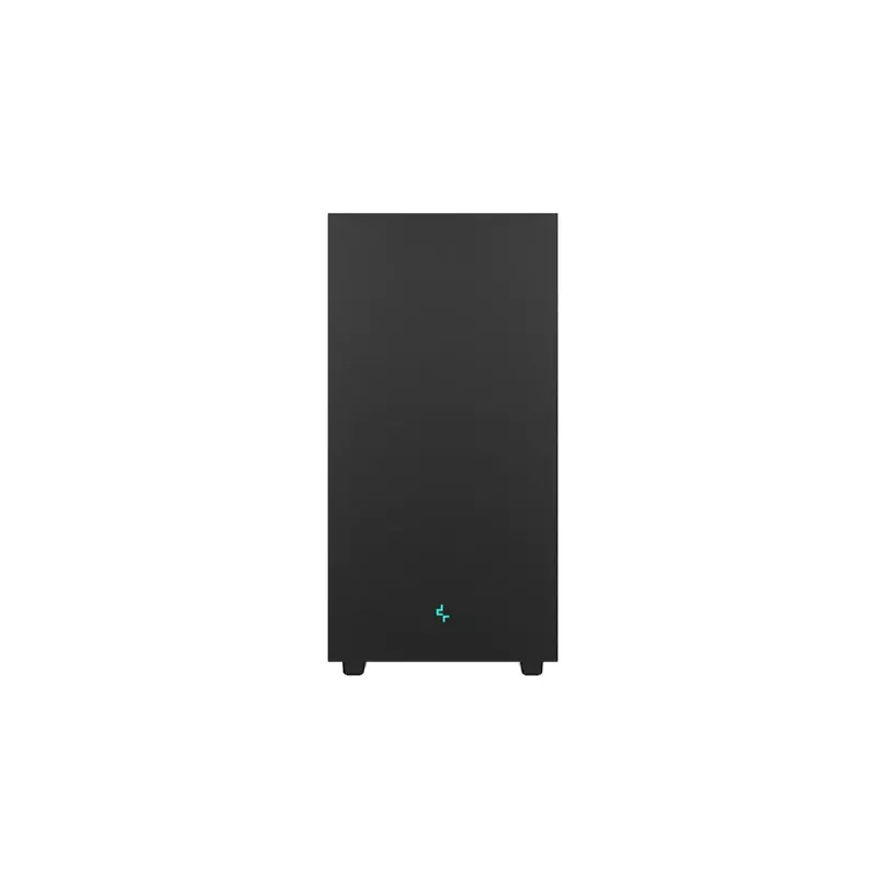 PC korpuss DeepCool CH510 Midi Tornis Melns — rūdīts stikls, microATX/ATX, atbalsta 360 mm priekšējos/augšējos radiatorus, maks. GPU 38 cm, barošanas bloks apakšā, 7 paplašināšanas sloti