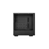 PC korpuss DeepCool CH510 Midi Tornis Melns — rūdīts stikls, microATX/ATX, atbalsta 360 mm priekšējos/augšējos radiatorus, maks. GPU 38 cm, barošanas bloks apakšā, 7 paplašināšanas sloti