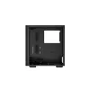 PC korpuss DeepCool CH510 Midi Tornis Melns — rūdīts stikls, microATX/ATX, atbalsta 360 mm priekšējos/augšējos radiatorus, maks. GPU 38 cm, barošanas bloks apakšā, 7 paplašināšanas sloti