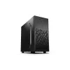 PC korpuss DeepCool Matrexx 30 SI Mini Tower — Micro ATX/Mini-ITX, 3x3,5 collu + 2x2,5 collu nodalījumi, 25 cm GPU, 15,1 cm CPU dzesētājs, augšējais barošanas bloks, melns