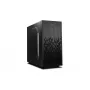 PC korpuss DeepCool Matrexx 30 SI Mini Tower — Micro ATX/Mini-ITX, 3x3,5 collu + 2x2,5 collu nodalījumi, 25 cm GPU, 15,1 cm CPU dzesētājs, augšējais barošanas bloks, melns