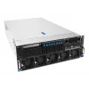 Rack serveris ASUS ESC8000A-E13 (4U) Sudraba krāsā — LGA 6096, AMD EPYC, DDR5, līdz 3 TB, 24 DIMM, 2× CPU, 3200 W barošanas bloks