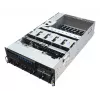 Rack serveris ASUS ESC8000A-E13 (4U) Sudraba krāsā — LGA 6096, AMD EPYC, DDR5, līdz 3 TB, 24 DIMM, 2× CPU, 3200 W barošanas bloks