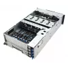 Rack serveris ASUS ESC8000A-E13 (4U) Sudraba krāsā — LGA 6096, AMD EPYC, DDR5, līdz 3 TB, 24 DIMM, 2× CPU, 3200 W barošanas bloks