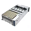 Rack serveris ASUS ESC8000A-E13 (4U) Sudraba krāsā — LGA 6096, AMD EPYC, DDR5, līdz 3 TB, 24 DIMM, 2× CPU, 3200 W barošanas bloks