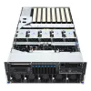 Rack serveris ASUS ESC8000A-E13 (4U) Sudraba krāsā — LGA 6096, AMD EPYC, DDR5, līdz 3 TB, 24 DIMM, 2× CPU, 3200 W barošanas bloks