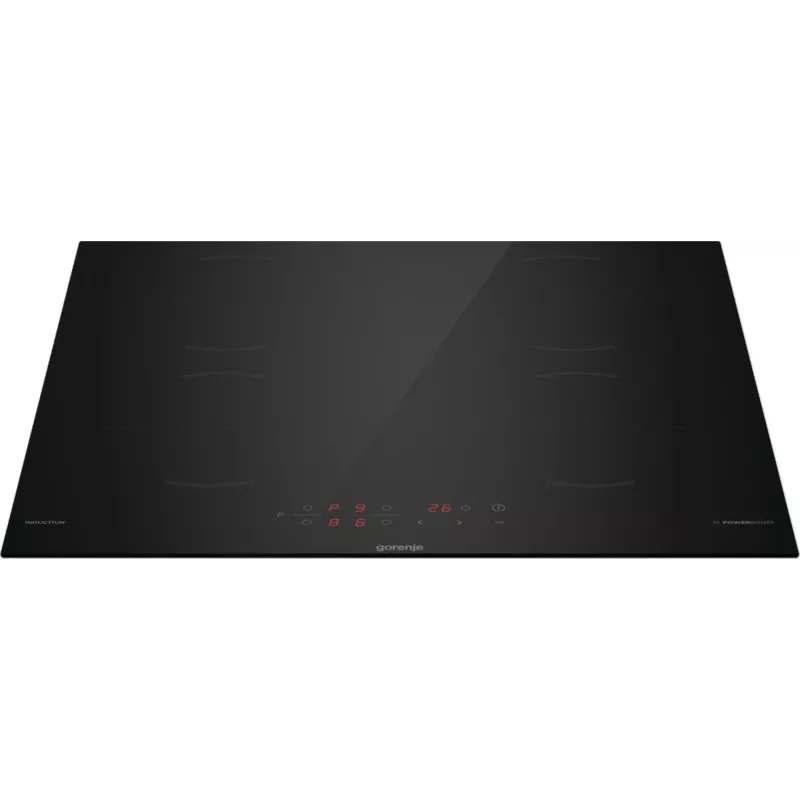 Gorenje GI6401BSCE melna iebūvējamā 59 cm zonas indukcijas plīts virsma, 4 zonas