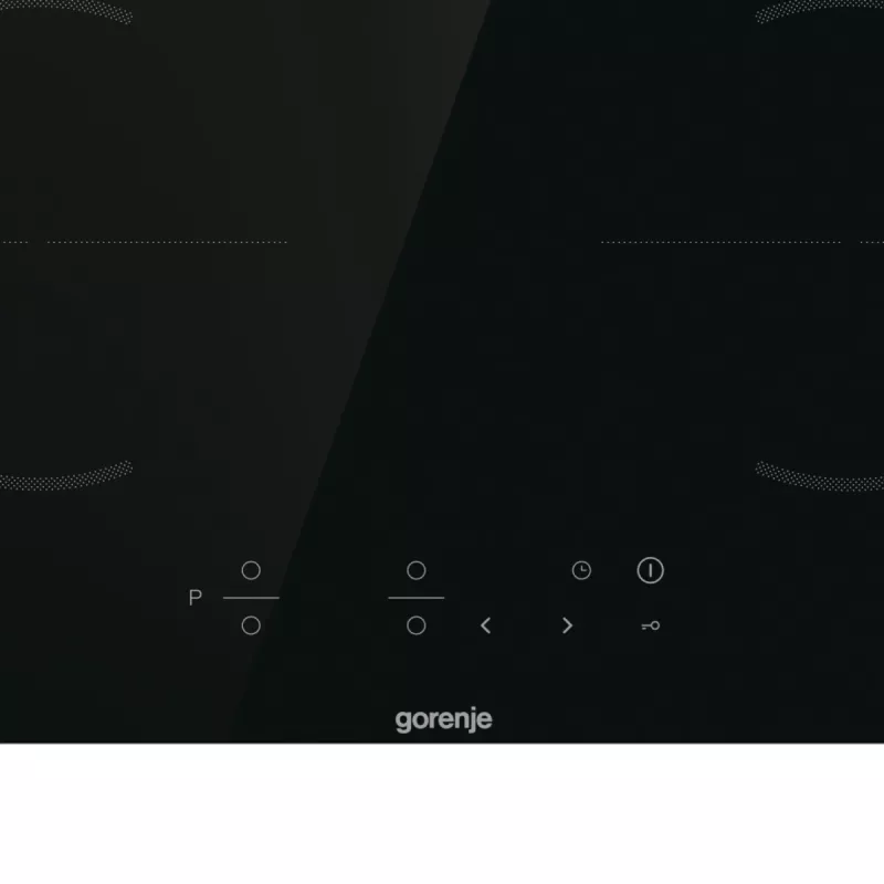 Gorenje GI6401BSCE melna iebūvējamā 59 cm zonas indukcijas plīts virsma, 4 zonas
