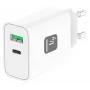 Techly IPW-USB-30WACG mobilās ierīces lādētājs Universāls Balta Maiņstrāva Ātrā uzlāde Iekštelpām