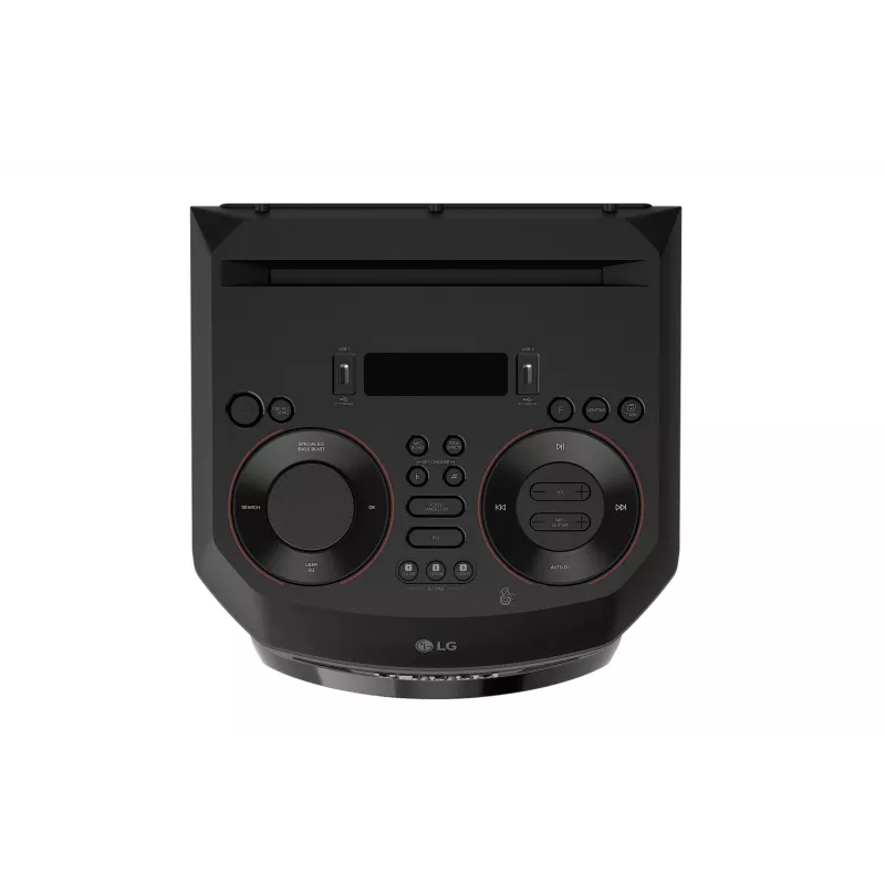 Ballīšu skaļrunis LG XBOOM RNC5 — 2.0 ch, 2 joslu, Bluetooth 4.0 (AAC/SBC), USB-A, FM, RGB LED, 13.8 kg