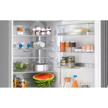Bosch Serie 6 KGN39LBCF ledusskapis-saldētava brīvstāvoša 363 L melna