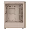PC korpuss ASUS ProArt PA401 Wood Edition Bēšs — mid-tower, metāla priekšējais panelis