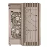 PC korpuss ASUS ProArt PA401 Wood Edition Bēšs — mid-tower, metāla priekšējais panelis