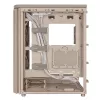 PC korpuss ASUS ProArt PA401 Wood Edition Bēšs — mid-tower, metāla priekšējais panelis
