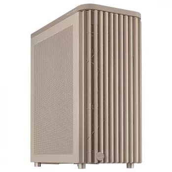 PC korpuss ASUS ProArt PA401 Wood Mesh PWM Bēšs — ATX, koks, 2×160 mm priekšā, 1×120 mm aizmugurē, 2×3,5 collu + 2×2,5 collu nodalījumi