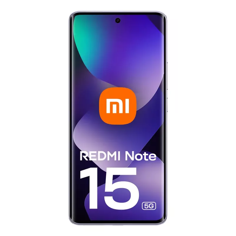 Viedtālrunis Xiaomi Redmi Note 15 5G — Snapdragon 6 Gen 3, 8 GB RAM, 256 GB, 6,67 collu FHD+, 108 MP, 5520 mAh, violeta