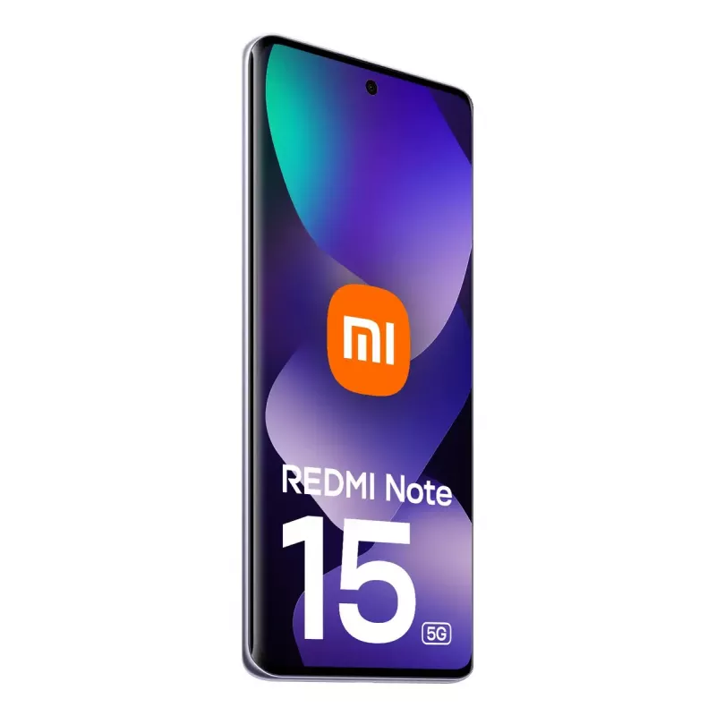 Viedtālrunis Xiaomi Redmi Note 15 5G — Snapdragon 6 Gen 3, 8 GB RAM, 256 GB, 6,67 collu FHD+, 108 MP, 5520 mAh, violeta