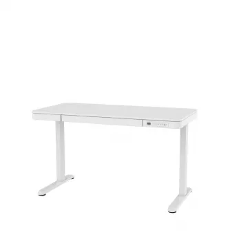 Elektriski regulējams augstums galds ActiveJet ET119W-C 140x70 cm, gājiens 50 cm, slodze 45 kg, balts