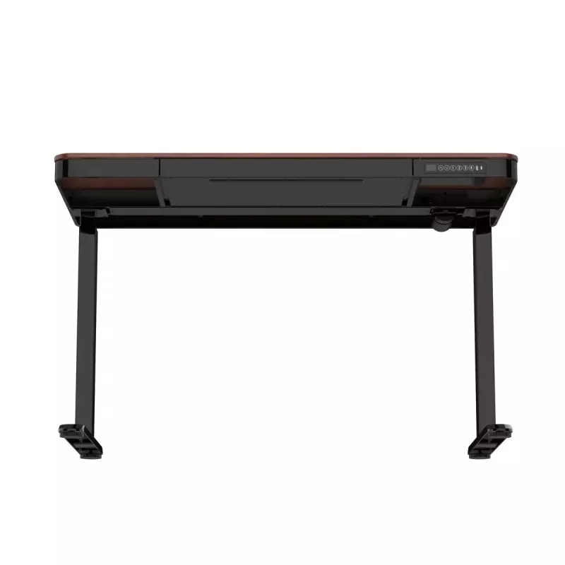 Galds ActiveJet ET119W-C elektriski regulējams augstumā 140x70 cm melns/valrieksta krāsā ar USB-A un USB-C pieslēgvietām