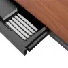 Galds ActiveJet ET119W-C elektriski regulējams augstumā 140x70 cm melns/valrieksta krāsā ar USB-A un USB-C pieslēgvietām