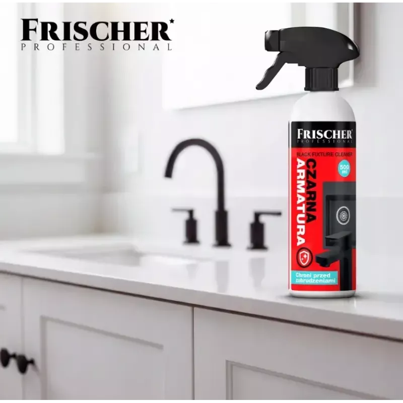 Tīrīšanas šķidrums FRISCHER Frischer melno veidgabalu tīrītājs 0,5 L sprūda pudele melnajiem veidgabaliem