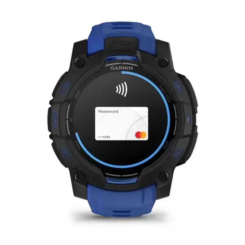 Smartwatch GARMIN Instinct 3 AMOLED 1,2 collas GPS, 45 mm korpuss, 390x390 displejs, 10 ATM, Li-Ion baterija