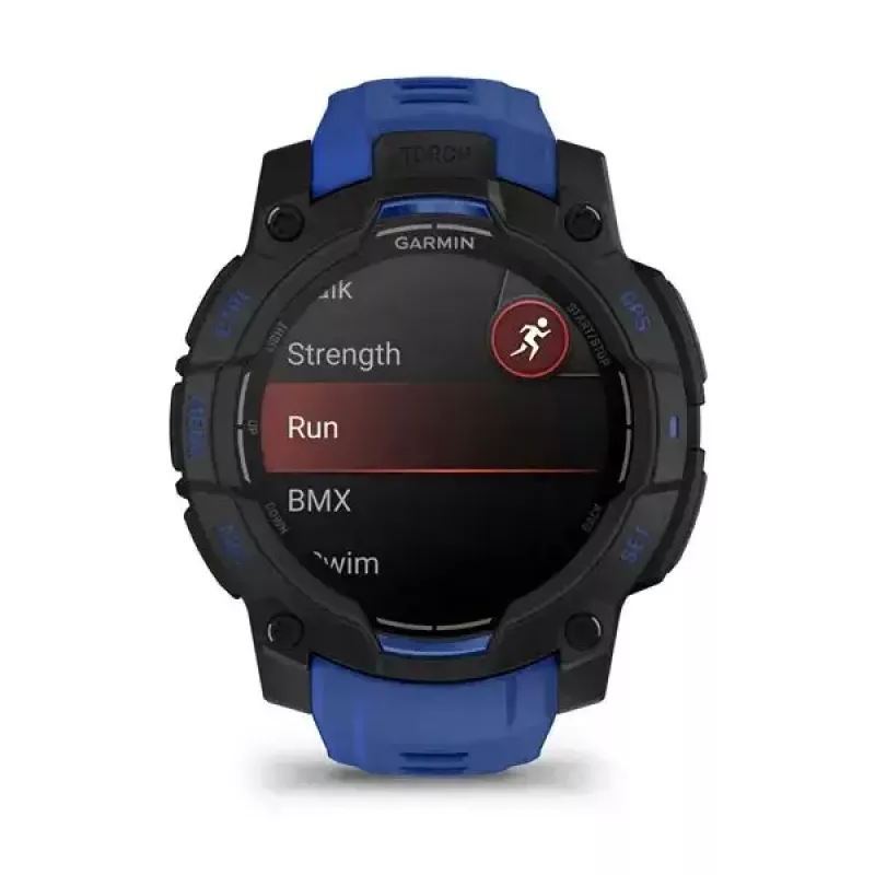 Smartwatch GARMIN Instinct 3 AMOLED 1,2 collas GPS, 45 mm korpuss, 390x390 displejs, 10 ATM, Li-Ion baterija