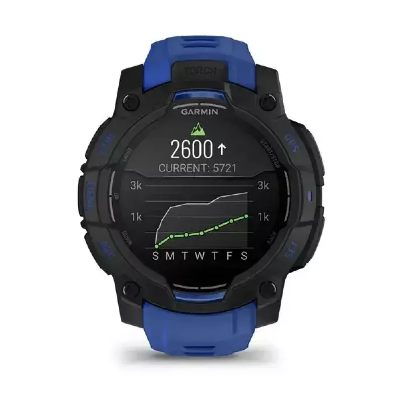 Smartwatch GARMIN Instinct 3 AMOLED 1,2 collas GPS, 45 mm korpuss, 390x390 displejs, 10 ATM, Li-Ion baterija