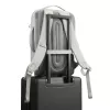 Mugursoma XDDESIGN Air P706.3219 — Pelēka, 15 L, klēpjdatora nodalījums līdz 15,6 collām, bloķējams galvenais slīdnis