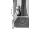 Mugursoma XDDESIGN Air P706.3219 — Pelēka, 15 L, klēpjdatora nodalījums līdz 15,6 collām, bloķējams galvenais slīdnis